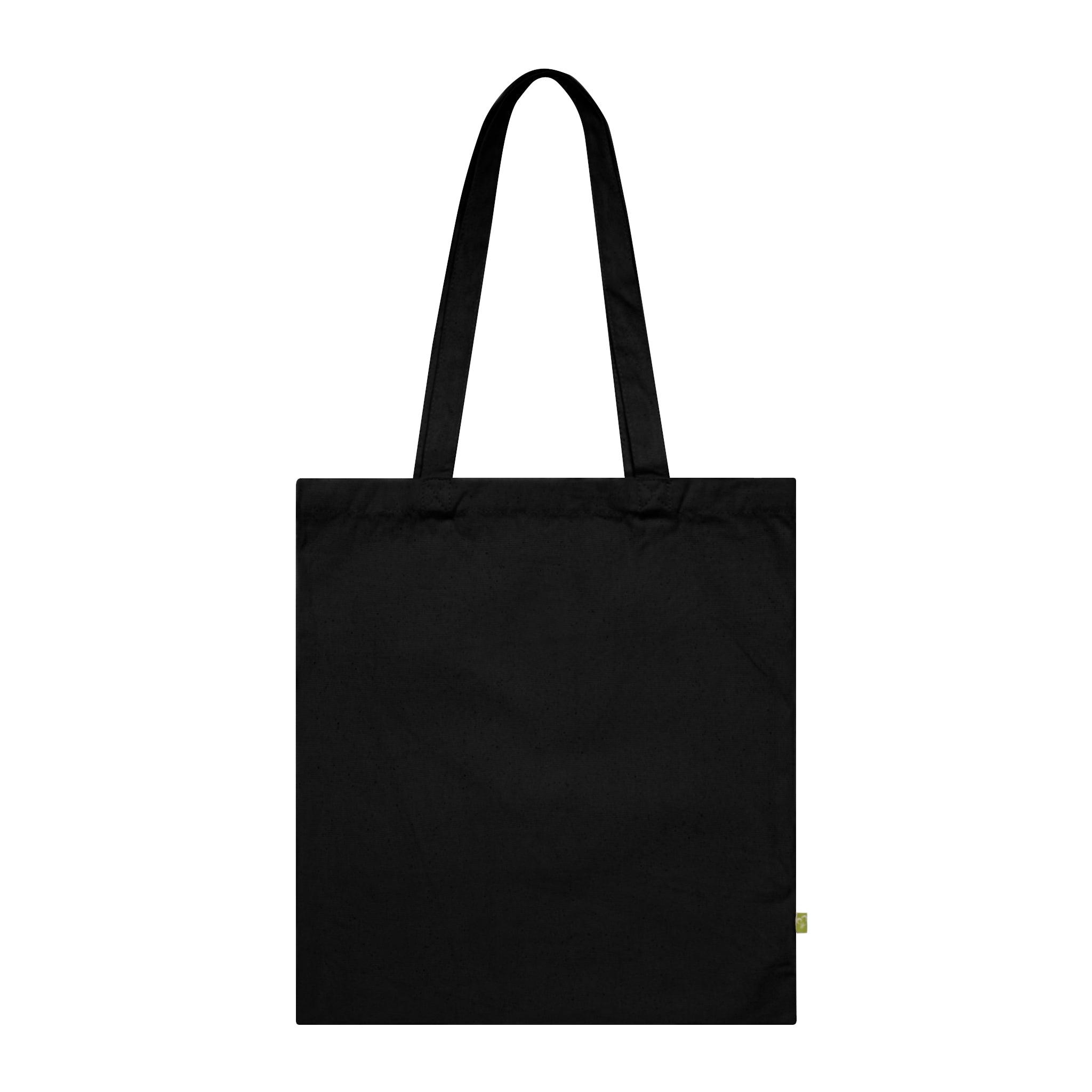 Reignity Black Organic Cotton Tote Bag